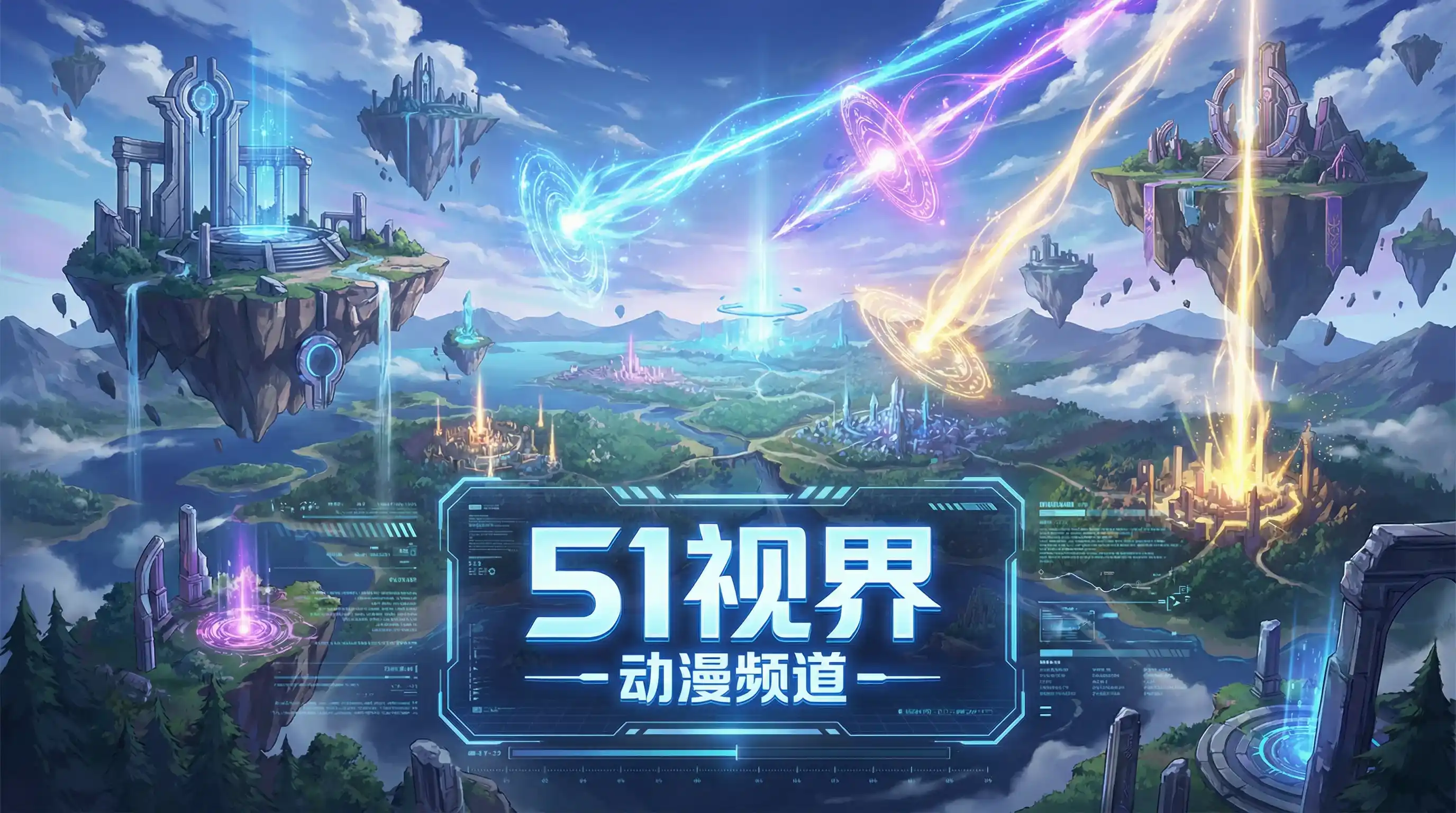 奇幻动漫世界浮空岛屿 - 51暗网 动漫资讯